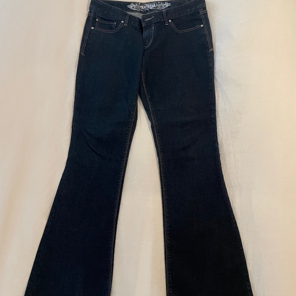 Express mid-rise bootcut jeans